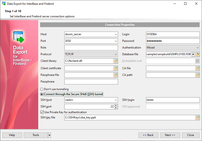 EMS Data Export for IB/FB