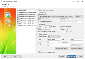 Настройка общих параметров