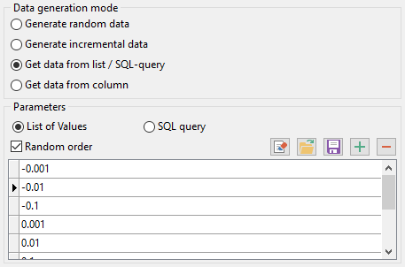 Параметры поля Float
