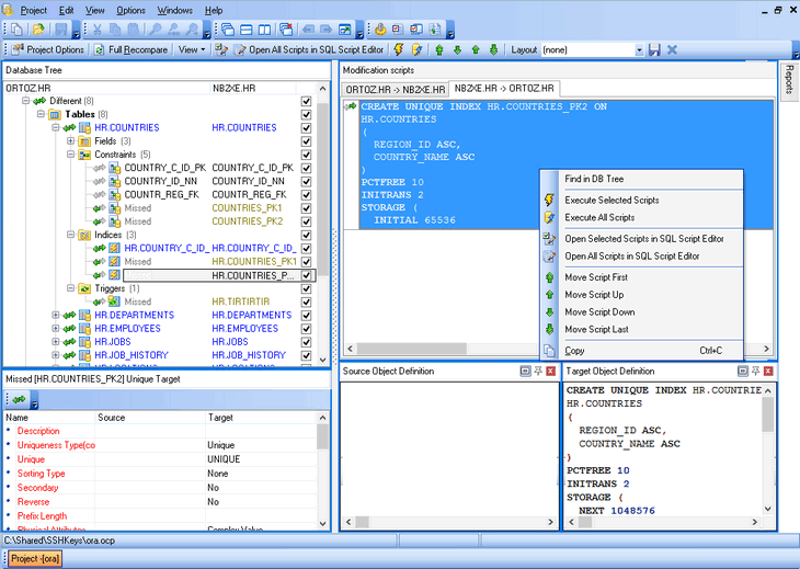 EMS Database Comparer for Oracle