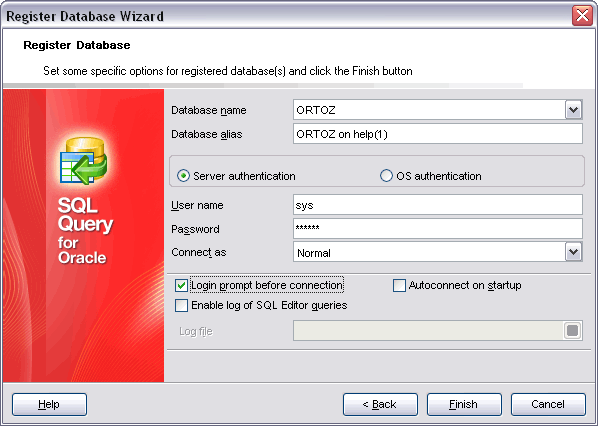EMS SQL Query for Oracle